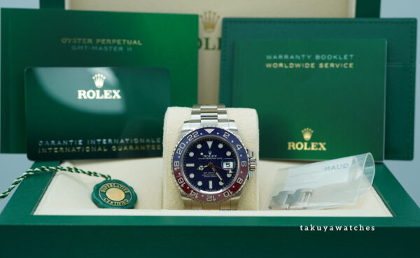 Rolex 126719BLRO GMT MASTER 2 WHITE GOLD PEPSI BEZEL BLUE DIAL 2022 FULL SET - Image 2