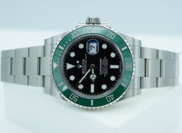 Rolex 126610LV SUBMARINER 41 GREEN MK1 BEZEL BLACK DIAL 2022 WARRANTY FULL SET - Image 10