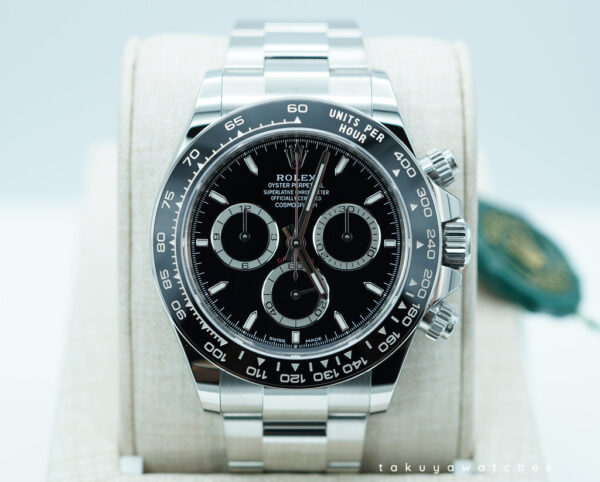 BRAND NEW Rolex 126500LN DAYTONA STAINLESS STEEL BLACK DIAL NEW MODEL 2024 FULL SET