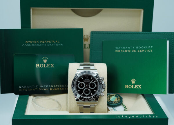 BRAND NEW Rolex 126500LN DAYTONA STAINLESS STEEL BLACK DIAL NEW MODEL 2024 FULL SET - Image 2