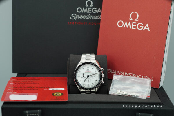 Omega SPEEDMASTER PROFESSIONAL MOONWATCH WHITE DIAL 2024 WARRANTY FULL SET - Image 2