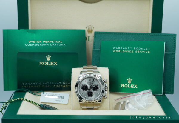 Rolex 126509 DAYTONA GHOST 18K WHITE GOLD STEEL DIAL NEW MODEL 2024 FULL SET - Image 2