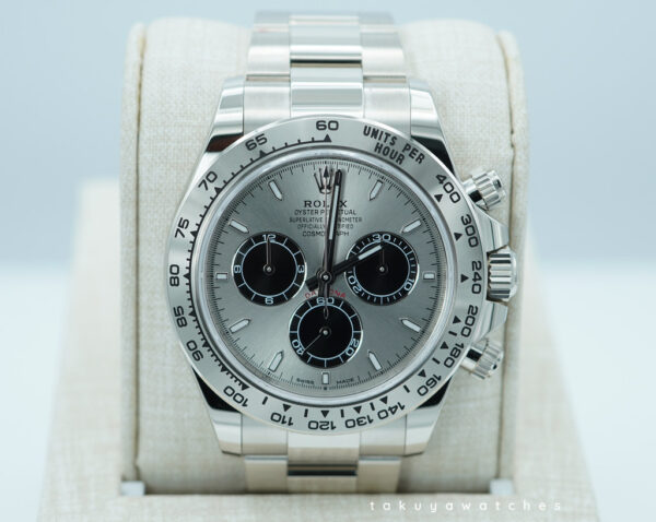 Rolex 126509 DAYTONA GHOST 18K WHITE GOLD STEEL DIAL NEW MODEL 2024 FULL SET