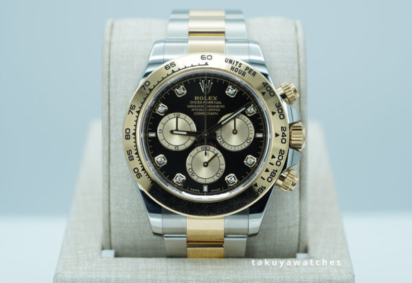 Rolex 126503 DAYTONA 18K YELLOW GOLD STEEL BLACK DIAMOND DIAL 2023 FULL SET