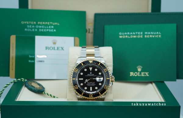 Rolex 126603 SEA-DWELLER YELLOW GOLD STAINLESS STEEL 43MM 2019 BOX PAPERS - Image 2