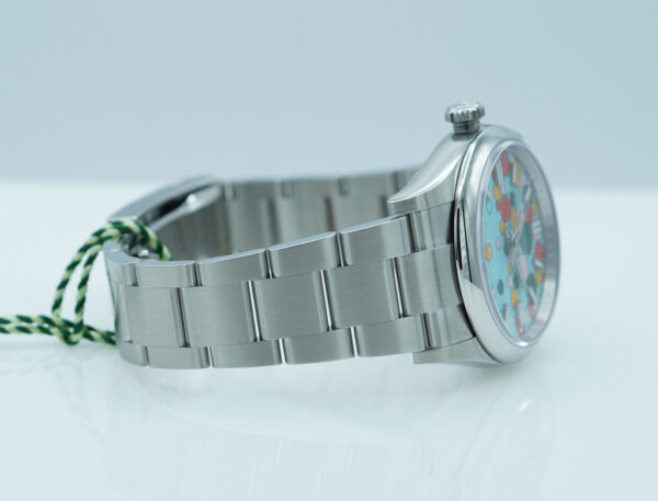 BRAND NEW Rolex 126000 OYSTER PERPETUAL 36 TURQUOISE CELEBRATION DIAL 2024 FULL SET - Image 6