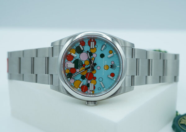 BRAND NEW Rolex 126000 OYSTER PERPETUAL 36 TURQUOISE CELEBRATION DIAL 2024 FULL SET - Image 9