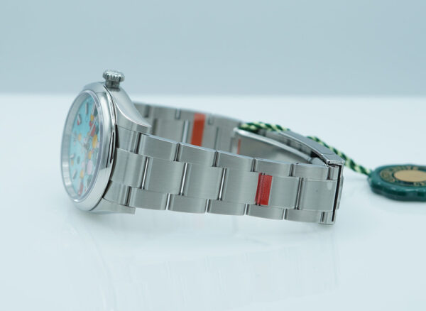 BRAND NEW Rolex 126000 OYSTER PERPETUAL 36 TURQUOISE CELEBRATION DIAL 2024 FULL SET - Image 5