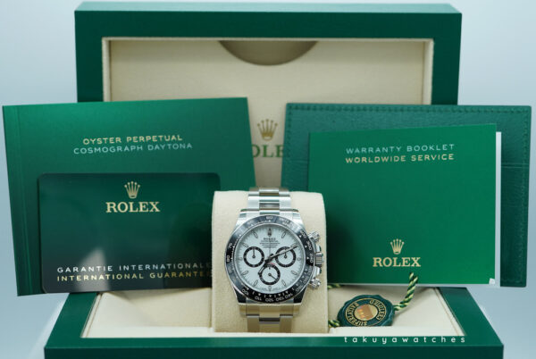 BRAND NEW Rolex 126500LN DAYTONA STAINLESS STEEL WHITE DIAL NEW MODEL 2024 FULL SET - Image 2