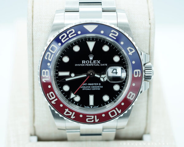 Rolex 126710BLRO PEPSI GMT MASTER II RED BLUE BEZEL OYSTER 2021 FULL SET