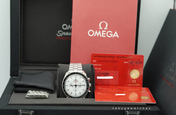 Omega SPEEDMASTER PROFESSIONAL MOONWATCH WHITE DIAL 2024 WARRANTY FULL SET - Image 2