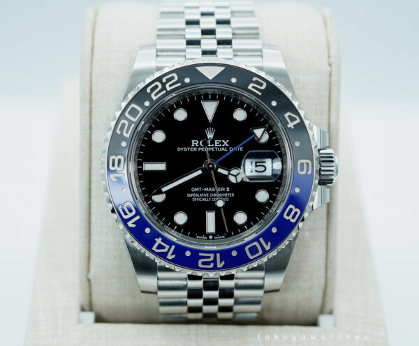 Rolex 126710BLNR GMT MASTER 2 BLACK BLUE BEZEL JUBILEE 2023 COMPLETE SET