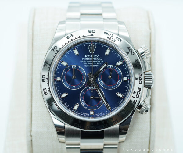 Rolex 116509 COSMOGRAPH DAYTONA 18K WHITE GOLD BLUE DIAL 2020 FULL SET