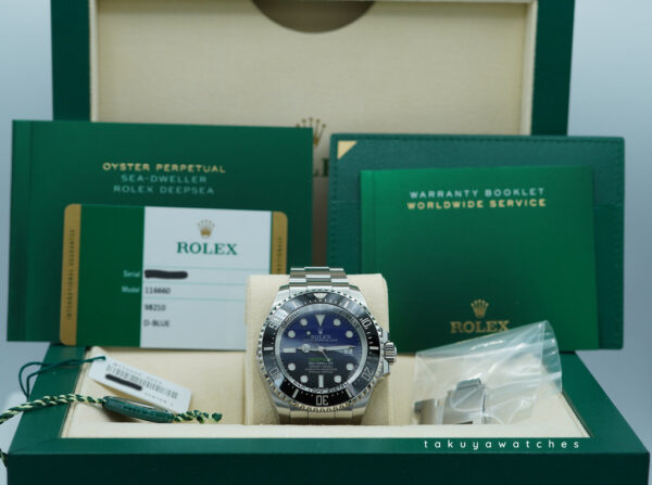 Rolex 116660 DEEPSEA SEADWELLER D-BLUE DIAL JAMES CAMERON 2018 FULL SET - Image 2