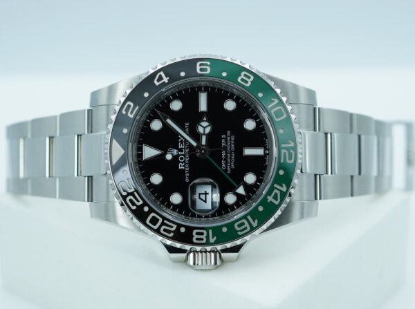 Rolex 126720VTNR GMT MASTER 2 LEFTY SPRITE GREEN BLACK BEZEL OYSTER 2024 FULL SET - Image 9