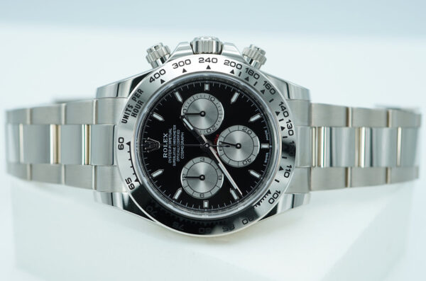 Rolex 126509 DAYTONA 18K WHITE GOLD BRIGHT BLACK DIAL NEW MODEL 2024 FULL SET - Image 9