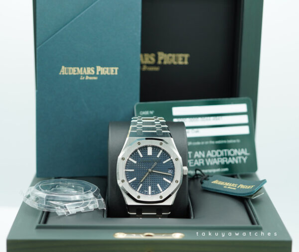 BRAND NEW Audemars PIGUET ROYAL OAK 15510ST STEEL BLUE NUIT DIAL 2025 FULL SET - Image 2