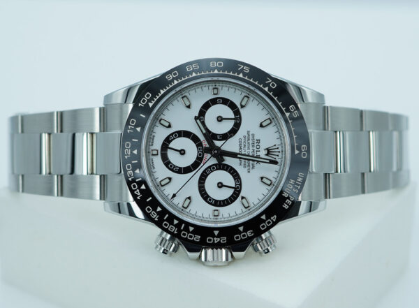 Rolex 116500LN COSMOGRAPH DAYTONA STEEL WHITE PANDA DIAL 2021 WARANTY FULL SET - Image 9