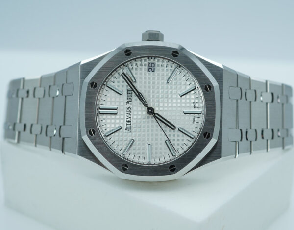 Audemars PIGUET ROYAL OAK 15510ST STAINLESS STEEL SILVER DIAL 2023 WARRANTY FULL SET - Image 9