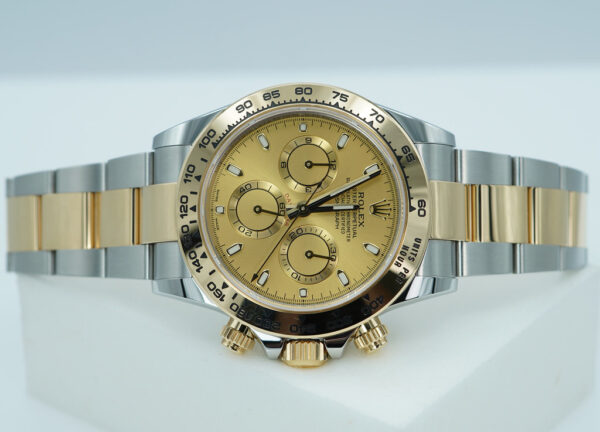 Rolex 116503 DAYTONA TWO TONE 18K YELLOW GOLD CHAMPAGNE DIAL 2022 FULL SET - Image 9