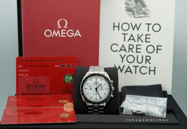 Omega SPEEDMASTER PROFESSIONAL MOONWATCH WHITE DIAL 2024 WARRANTY FULL SET - Image 2