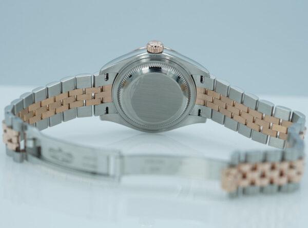 Rolex 279381RBR DATEJUST 28 ROSE GOLD DIAMOND BEZEL MOP DIAMOND DIAL JUBILEE FULL SET - Image 8