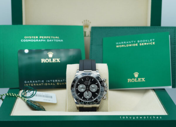 BRAND NEW Rolex 126519LN DAYTONA WHITE GOLD LEMANS OYSTERFLEX NEW MODEL 2024 FULL SET - Image 2