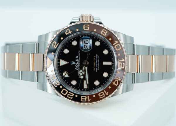 Rolex 126711CHNR GMT MASTER II 18K ROSE GOLD STEEL ROOTBEER 2021 WARRANTY FULL SET - Image 10