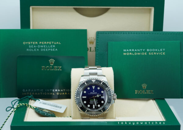 Rolex 136660 DEEPSEA D BLUE DIAL JAMES CAMERON 2022 WARRANTY FULL SET - Image 2