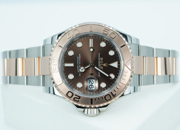 Rolex 126621 YACHTMASTER 18K ROSE GOLD STEEL CHOCOLATE DIAL 40MM 2024 FULL SET - Image 9