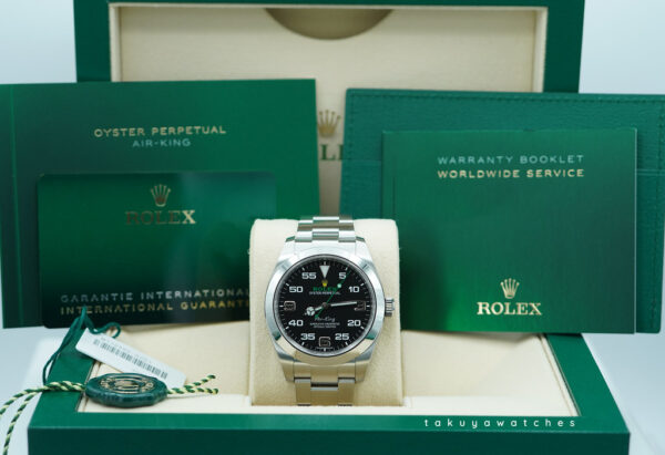 Rolex 116900 AIR KING STAINLESS STEEL 40MM 2021 WARRANTY FULL SET - Image 2