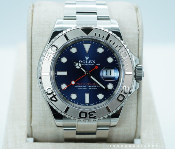 Rolex 126622 YACHTMASTER PLATINUM BEZEL BLUE DIAL 2024 WARRANTY FULL SET