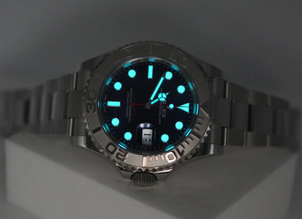 Rolex 126622 YACHTMASTER PLATINUM BEZEL BLUE DIAL 2024 WARRANTY FULL SET - Image 11