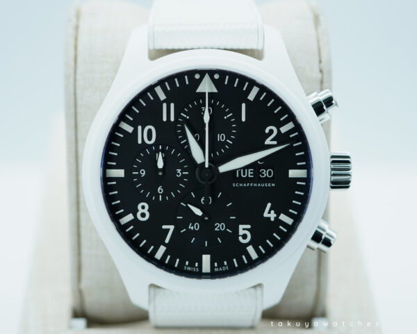 IWC IW389105 PILOT WATCH CHRONO TOP GUN LAKE TAHOE WHITE CERAMIC 2023 FULL SET