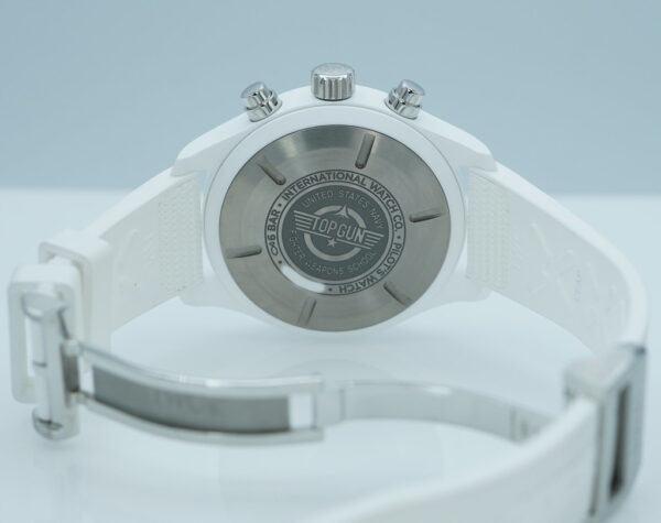 IWC IW389105 PILOT WATCH CHRONO TOP GUN LAKE TAHOE WHITE CERAMIC 2023 FULL SET - Image 8