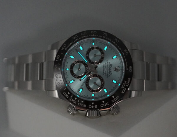 Rolex 116506 PLATINUM COSMOGRAPH DAYTONA ICE BLUE DIAL COMPLETE SET - Image 11