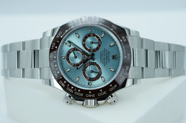 Rolex 116506 PLATINUM COSMOGRAPH DAYTONA ICE BLUE DIAL COMPLETE SET - Image 9