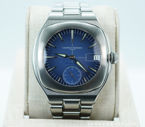 BRAND NEW Laurent Ferrier SPORT AUTO TITANIUM BLUE DIAL 2025 WARRANTY FULL SET