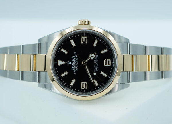 Rolex 124273 EXPLORER 18K YELLOW GOLD STAINLESS STEEL 36MM 2023 FULL SET - Image 10