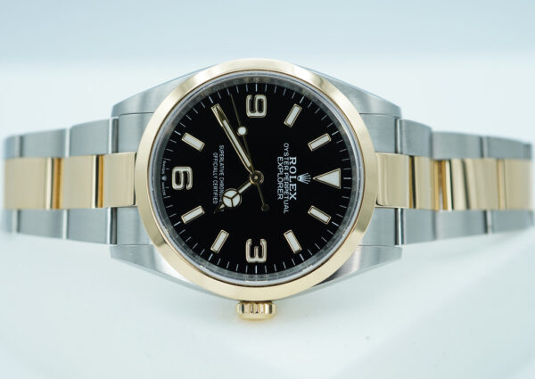 Rolex 124273 EXPLORER 18K YELLOW GOLD STAINLESS STEEL 36MM 2023 FULL SET - Image 9