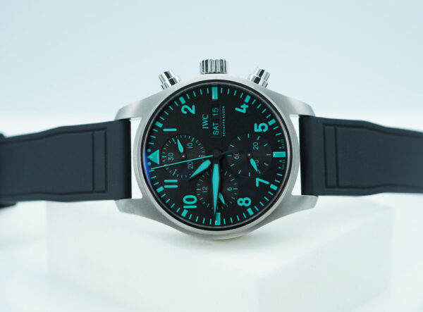 Iwc IW388108 PILOT WATCH CHRONO MERCEDES AMG PETRONAS F1 TITANIUM 2024 FULL SET - Image 10