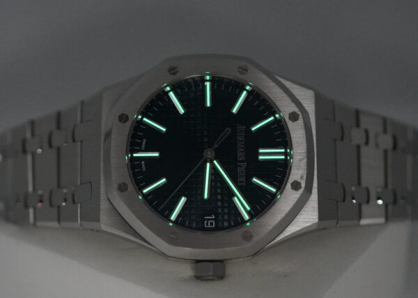 Audemars PIGUET ROYAL OAK 15510 STAINLESS STEEL BLUE NUIT DIAL 2023 FULL SET - Image 11