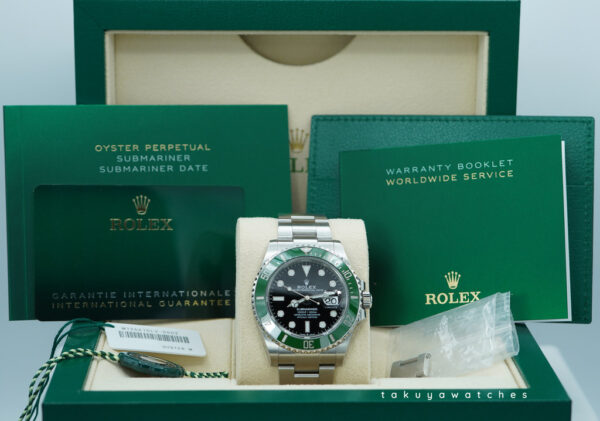 Rolex 126610LV SUBMARINER 41 GREEN MARK 2 BEZEL BLACK DIAL 2023 WARRANTY FULL SET - Image 2