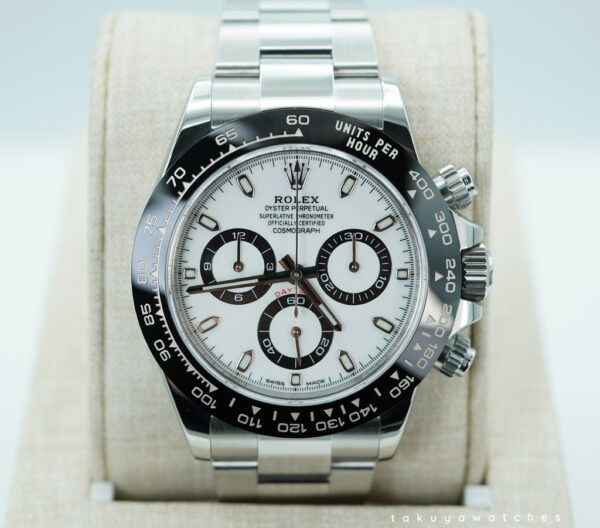 Rolex 116500LN COSMOGRAPH DAYTONA STEEL WHITE PANDA DIAL 2021 WARANTY FULL SET