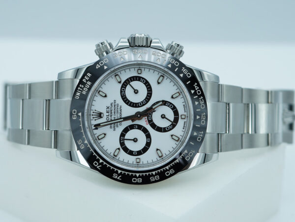 Rolex 116500LN COSMOGRAPH DAYTONA STEEL WHITE PANDA DIAL 2021 WARANTY FULL SET - Image 10