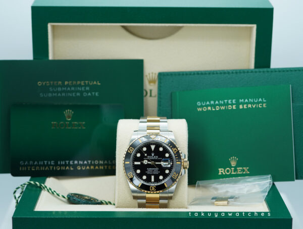 Rolex 126613LN SUBMARINER 18K YELLOW GOLD STEEL BLACK DIAL 2025 FULL SET - Image 2