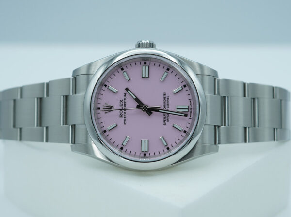 Rolex 126000 OYSTER PERPETUAL 36 CANDY PINK DIAL 2024 WARRANTY FULL SET - Image 10