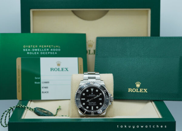 Rolex 116600 SD4K SEA-DWELLER 4000 CERAMIC BEZEL 40MM 2017 FULL SET - Image 2