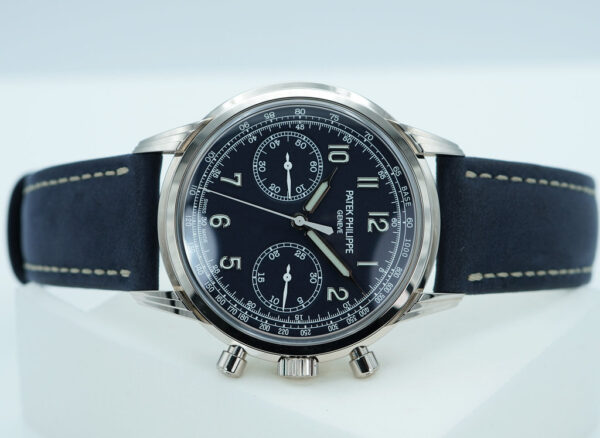 Patek PHILIPPE 5172G CHRONOGRAPH 18K WHITE GOLD BLUE DIAL FULL SET - Image 9