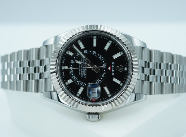 Rolex 326934 SKY-DWELLER STAINLESS STEEL BLACK DIAL JUBILEE BAND FULL SET - Image 9